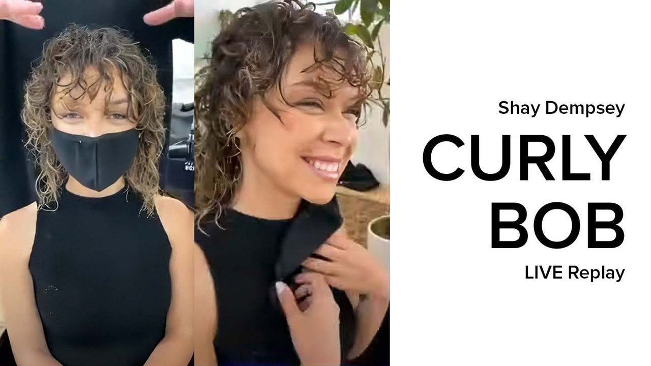 Curly Short Bob Cut