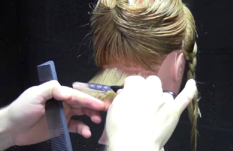Graduated bob haircut with the Salon Guy