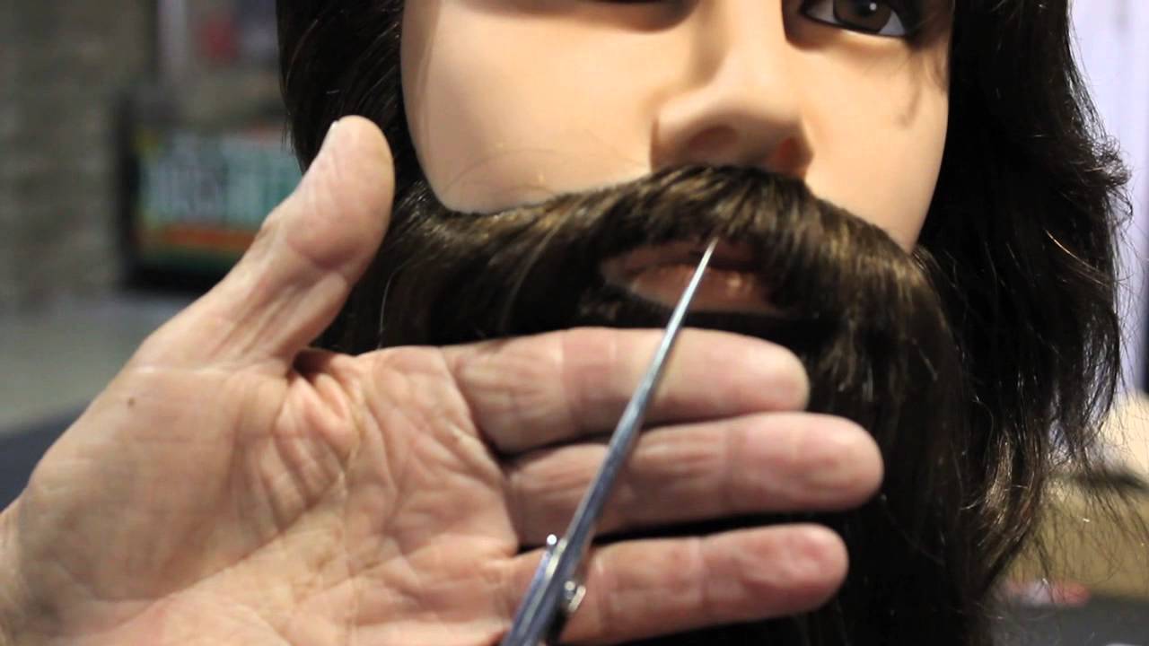 how to soften or harden the look of a mustache