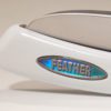 Feather Artist Club DX Pearl White Folding Razor closed