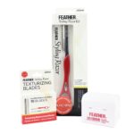 Feather Styling Razor Texturizing Kit - Red