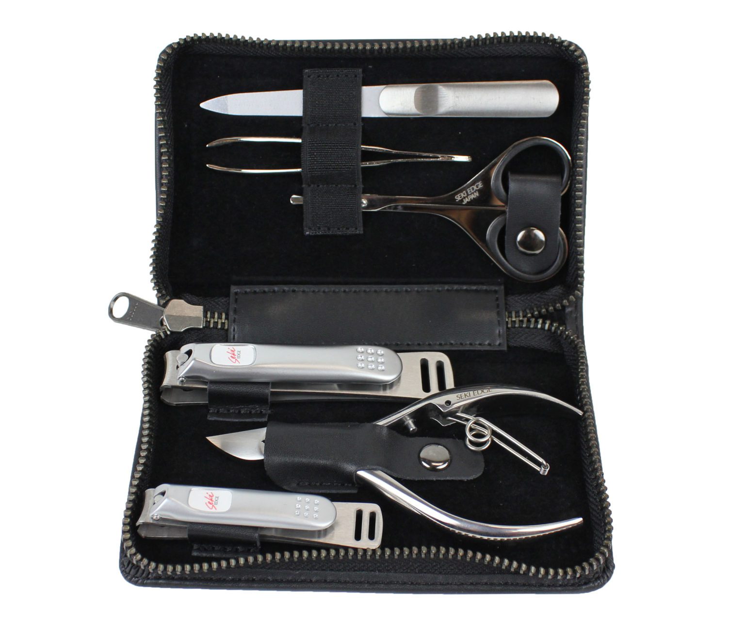 Seki Edge Craftsman Luxury 6-Piece Grooming Kit (SS-3103)