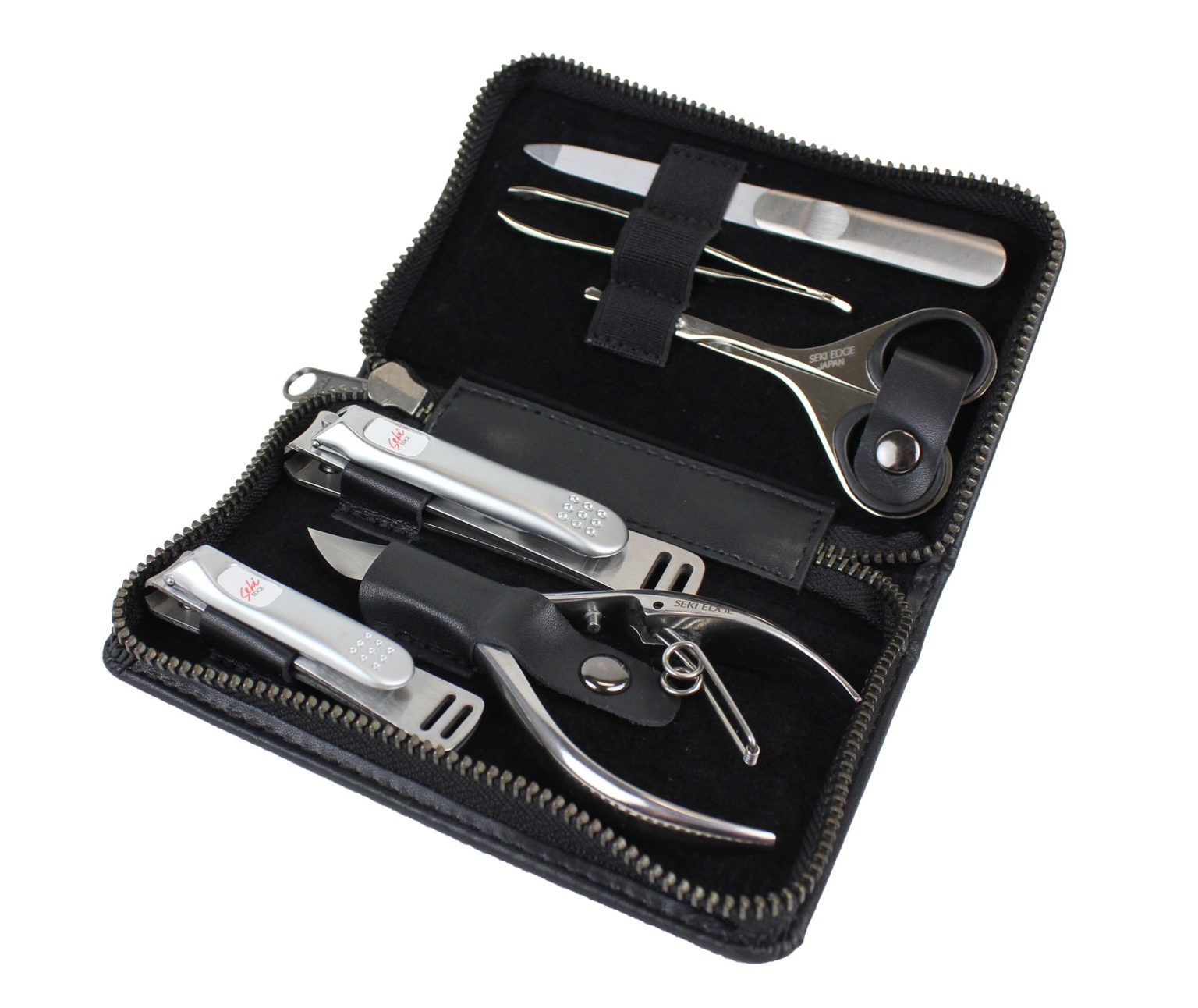 Seki Edge Craftsman Luxury 6-Piece Grooming Kit (SS-3103)